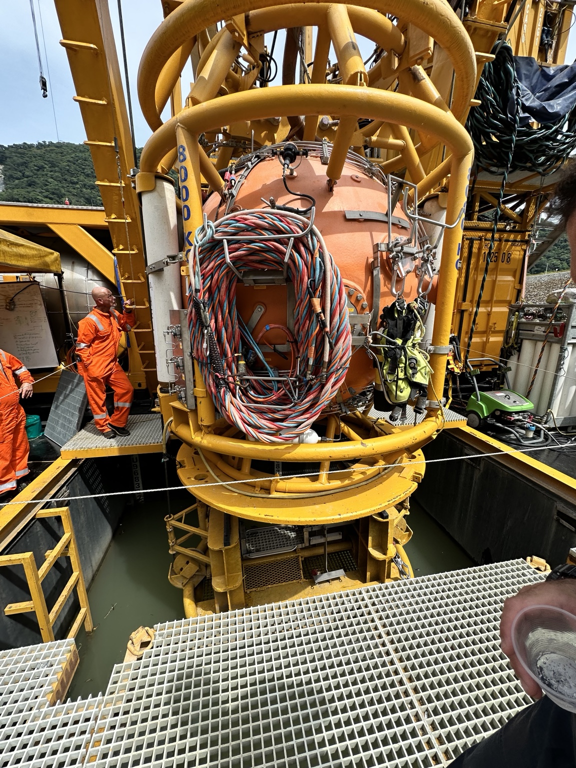 Saturation diving bell at Ituango dam